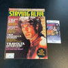 John Travolta Signed Autographed Staying Alive Vintage Movie Magazine JSA COA