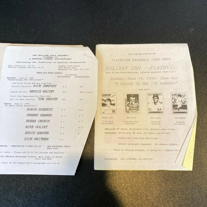 Rare Multi Signed 1976 New York Yankees ALCS Original Media Guide