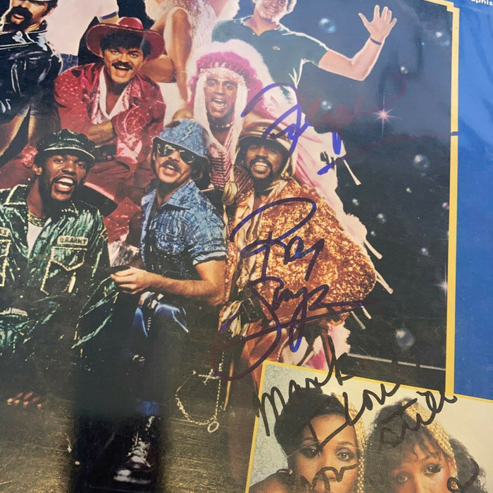 Village People Band Signed Autographed Record Album With 7 Signatures JSA COA
