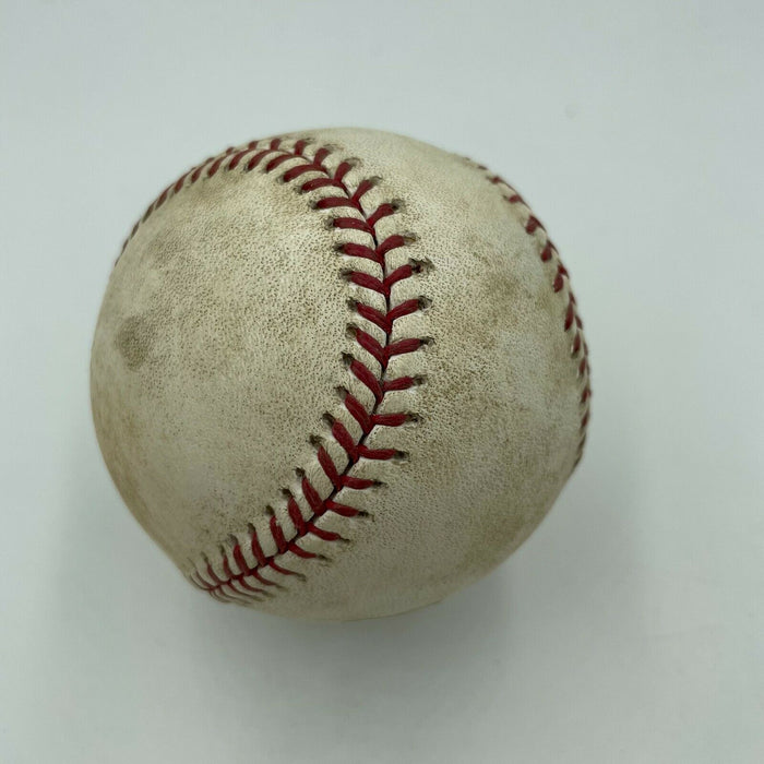 Roger Clemens Signed 2005 World Series Game 1 Game Used Baseball Tristar COA