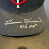 Harmon Killebrew 573 Home Runs Signed Minnesota Twins Baseball Hat JSA COA