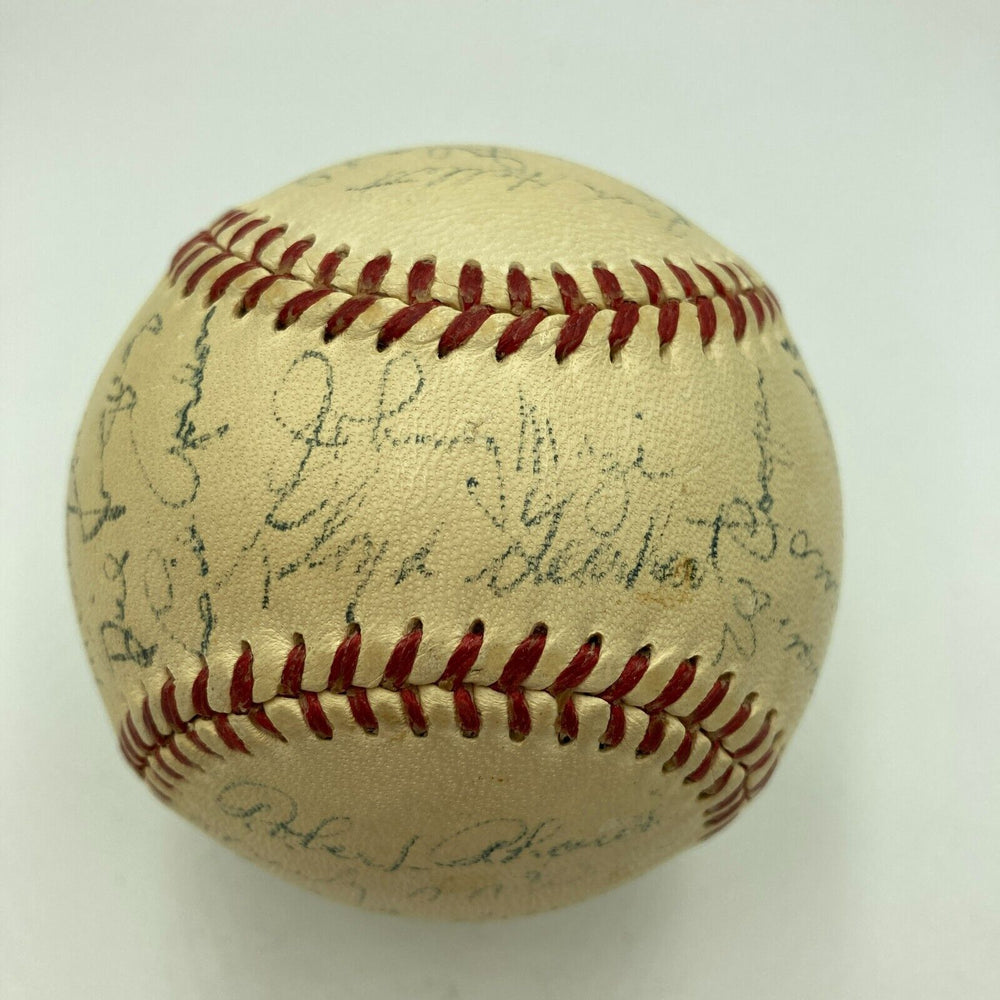 1948 New York Giants Team Signed Official National League Baseball PSA DNA COA