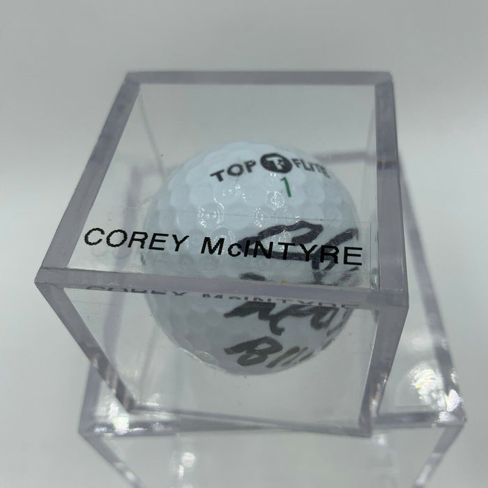 Corey McIntyre Signed Autographed Golf Ball PGA With JSA COA
