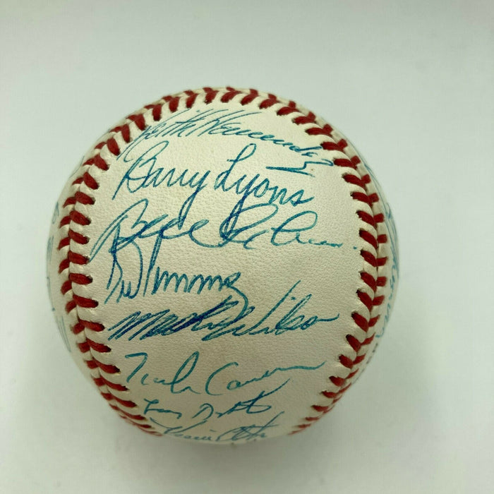 Beautiful 1987 New York Mets Team Signed National League Baseball Gary Carter