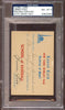 Jimmie Foxx Signed 1939 New York World Fair Laurel Card PSA DNA N MINT 8