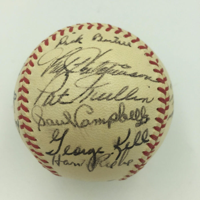 Beautiful 1949 Detroit Tigers Team Signed American League Baseball JSA COA