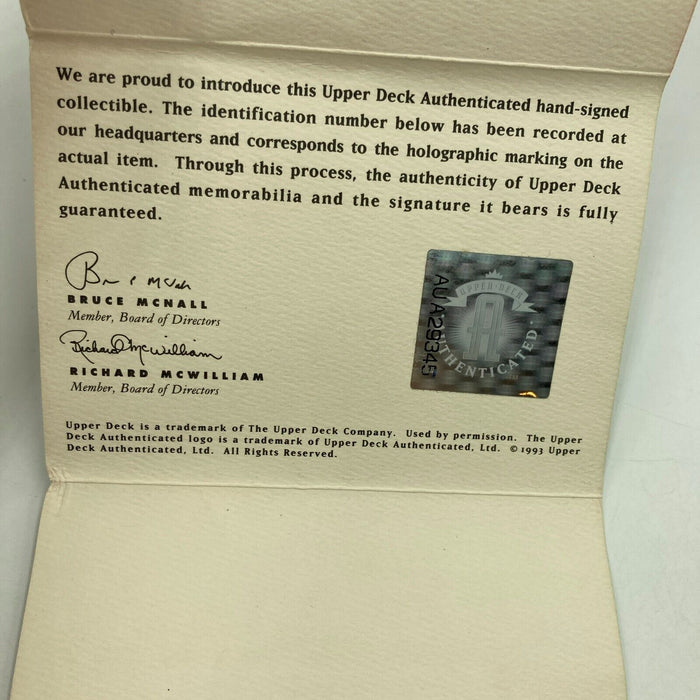 Stunning Michael Jordan Signed Autographed Baseball UDA Upper Deck COA & Box