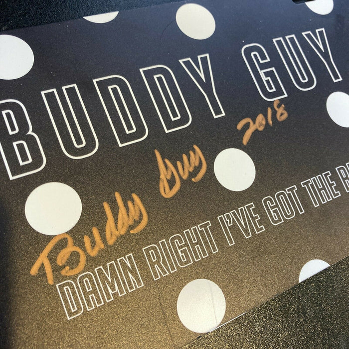 Buddy Guy Signed Autographed "I've Got The Blues" License Plate With JSA COA