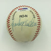 Sparky Anderson Johnny Bench Pete Rose Perez Big Red Machine Signed Baseball PSA