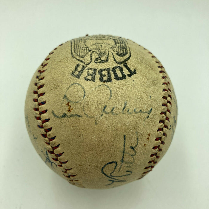 Babe Ruth & Lou Gehrig 1920's New York Yankees Signed Baseball With JSA COA