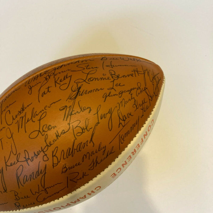 1972 Texas Longhorns Team Signed Presentation Football