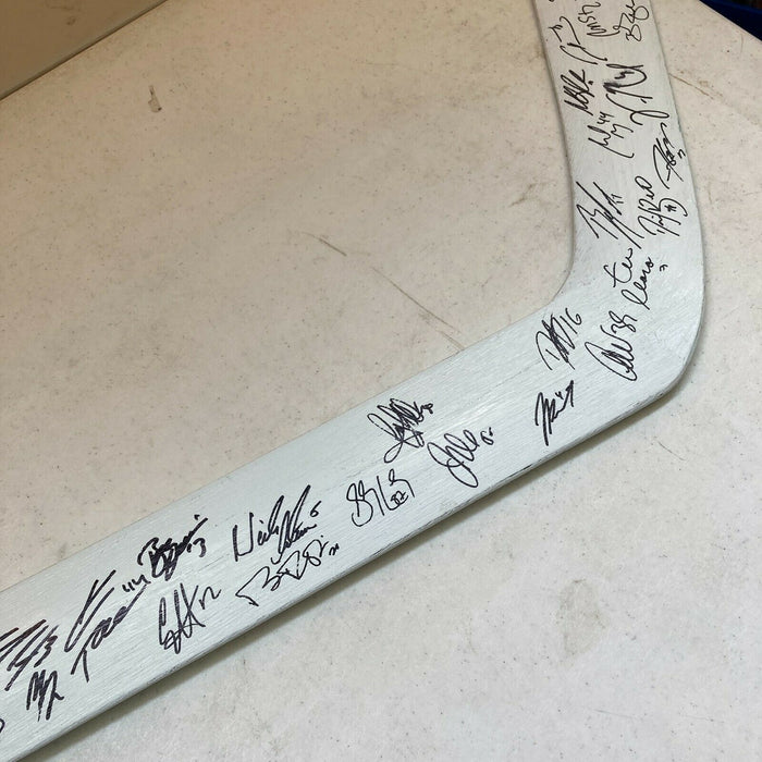 2007 NHL All Star Game Team Signed Hockey Sticker 32 Sigs Sidney Crosby PSA DNA