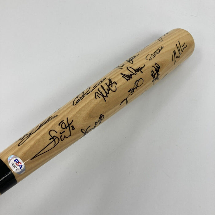2005 Chicago White Sox World Series Champs Team Signed Bat 29 Sig PSA DNA MINT 9