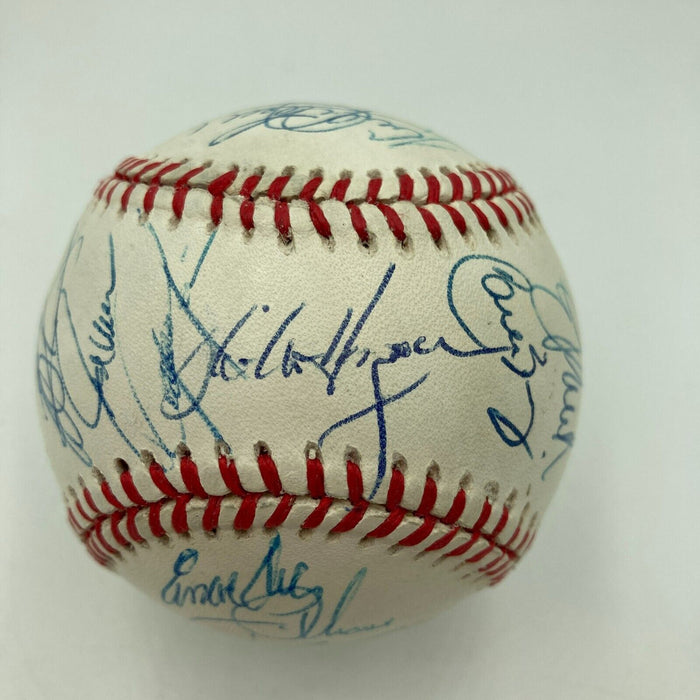 1996 Cleveland Indians Team Signed American League Baseball Eddie Murray