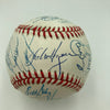 1996 Cleveland Indians Team Signed American League Baseball Eddie Murray
