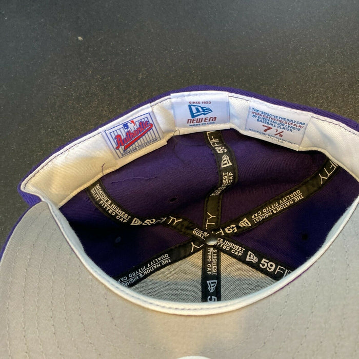 Luis Gonzalez Signed Authentic Arizona Diamondbacks Game Model Hat Fleer Holo