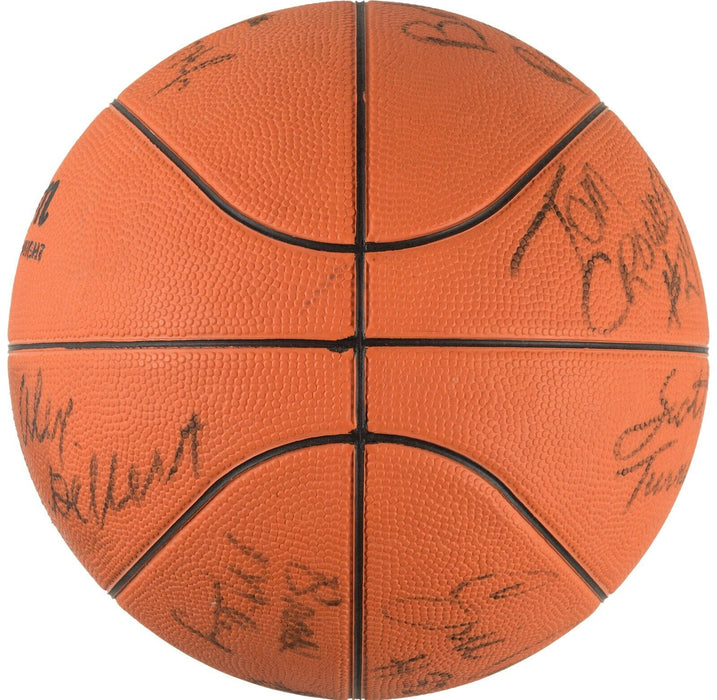 1979 Indiana State Sycamores Team Signed Basketball Larry Bird PSA DNA & Beckett
