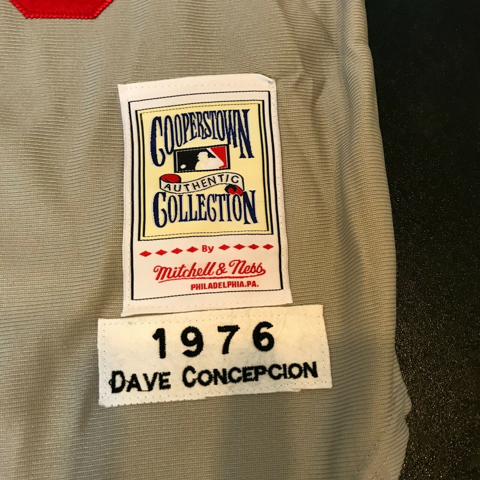 Super Rare SIZE 44** Dave Concepcion Jersey MITCHELL NESS M&N Cincinnati  Reds