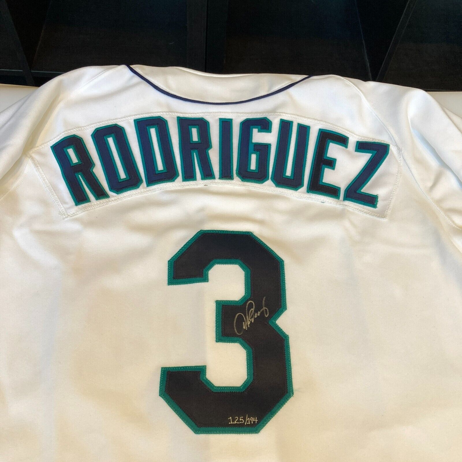 Alex Rodriguez Rookie Signed 1994 Seattle Mariners Game Model