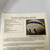 Johnny Unitas & Peyton Manning Signed Indianapolis Authentic Full Helmet JSA