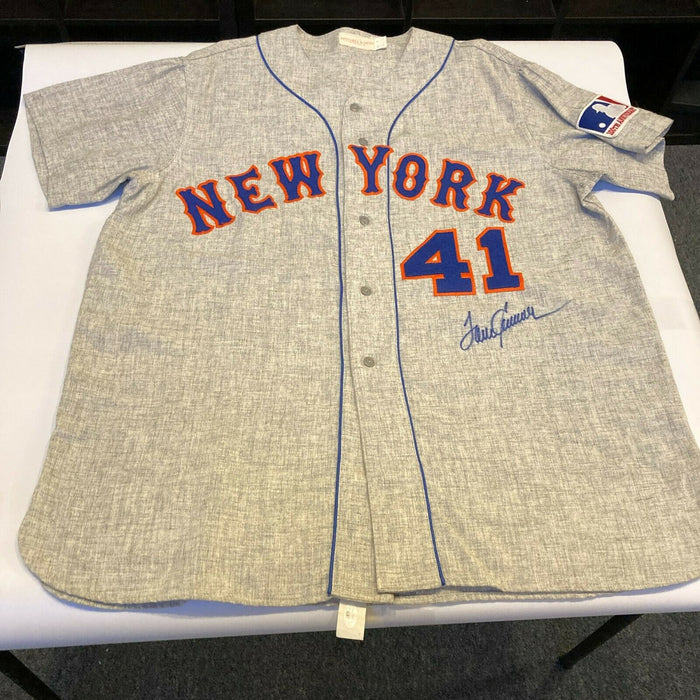 Tom Seaver Signed Authentic 1969 New York Mets Mitchell & Ness