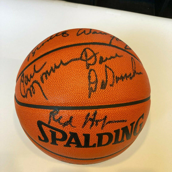 1969-1970 New York Knicks NBA Champs Team Signed Spalding Basketball UDA COA
