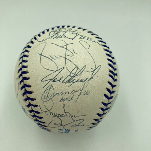 1998 New York Yankees World Series Champs Team Signed Baseball JSA COA
