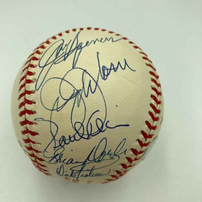 1978 New York Yankees World Series Champs Team Signed W.S. Baseball JSA COA