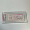 Bill Russell Signed Autographed Bank Check PSA DNA Boston Celtics HOF Legend