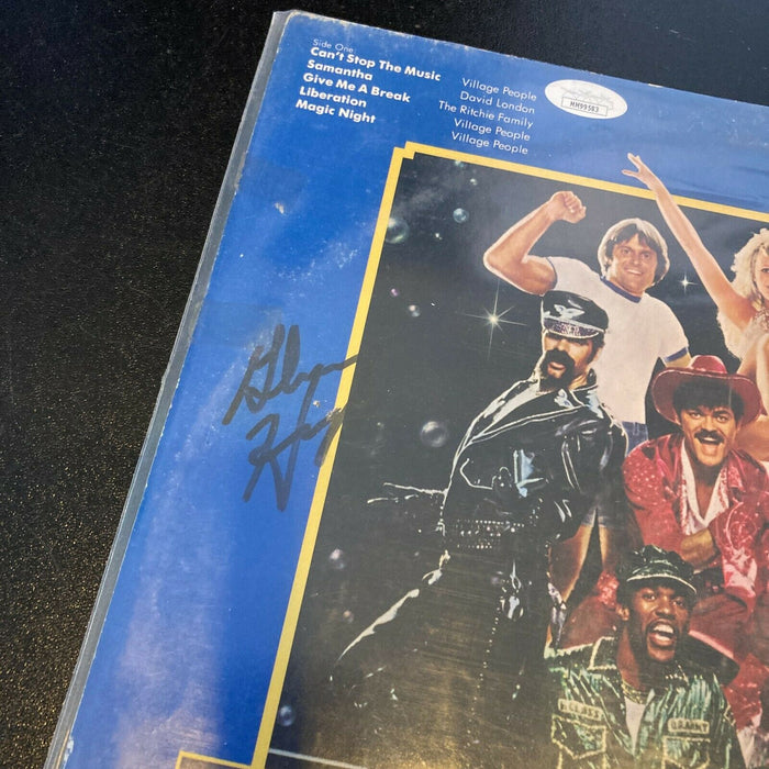 Village People Band Signed Autographed Record Album With 7 Signatures JSA COA