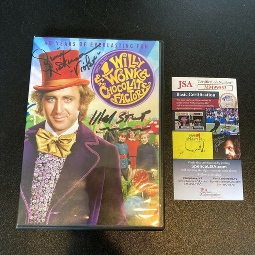 Willy Wonka And The Chocolate Factory Cast Signed Autographed DVD With JSA COA