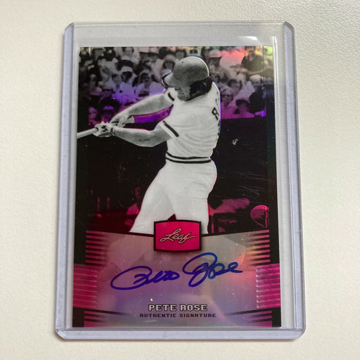 2012 Leaf Pete Rose #23/25 Auto Signed Autographed Baseball Card