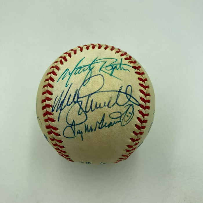 1983 Philadelphia Phillies Team Signed World Series Baseball PSA DNA COA