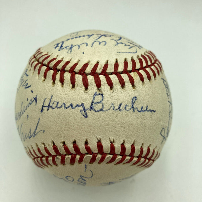 Stunning 1946 St. Louis Cardinals World Series Champs Team Signed Baseball PSA