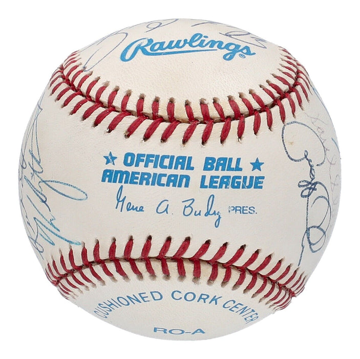Earl Weaver Frank Robinson Brooks Robinson Orioles Legends Signed Baseball PSA