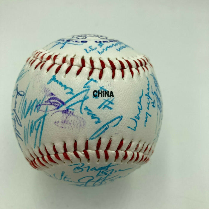 1991 Fresno State Bulldogs Team Signed Baseball NCAA College World Series