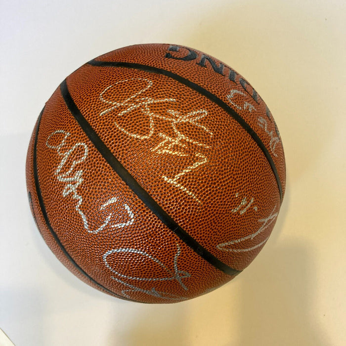Kobe Bryant 2010-11 Los Angeles Lakers Team Signed Spalding Basketball JSA COA