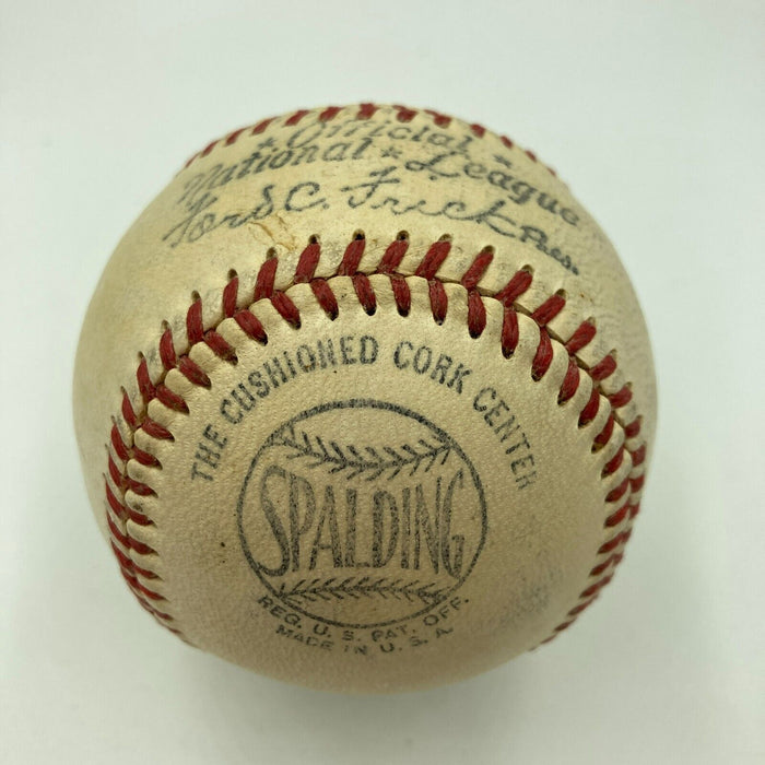 Burt Shotton Single Signed National League Baseball JSA COA The Only One Known