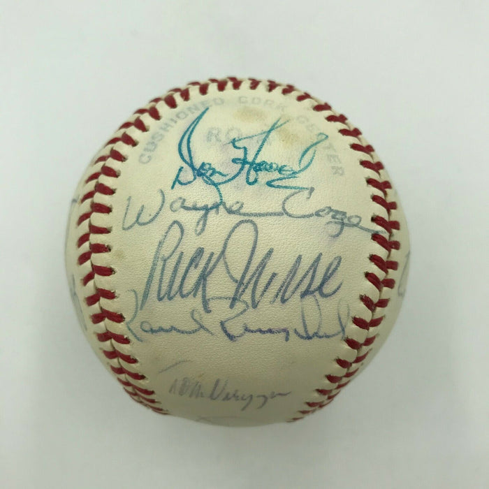 1979 Cleveland Indians Team Signed American League Macphail Baseball 23 Sigs