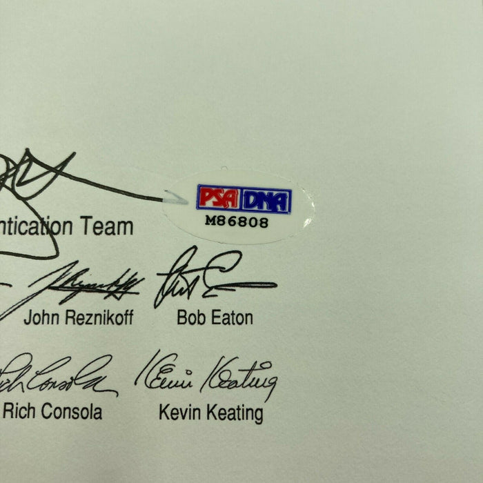 1973 MLB Alumni Hall Of Fame Multi Signed Baseball With Nellie Fox PSA DNA COA