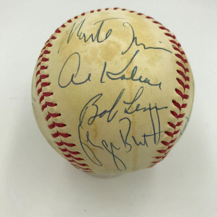 Incredible 1970's George Brett 11 Times! Signed American League Baseball PSA DNA