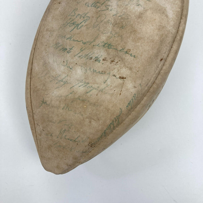 1966 Houston Oilers Team Signed Vintage Spalding AFL Game Football