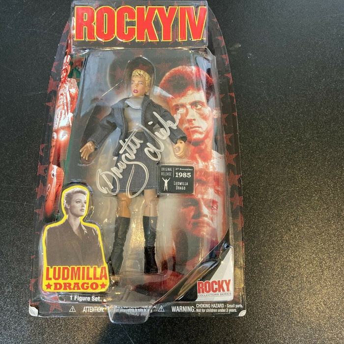 Brigitte Nielsen Signed Rocky IV Action Figure JSA COA Ludmilla Drago