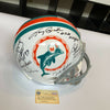 1972 Miami Dolphins Super Bowl Champs Team Signed Authentic Helmet Steiner COA