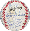 Beautiful 1957 Milwaukee Braves World Series Champs Team Signed Baseball PSA DNA