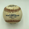 Derek Jeter Flip Play ALDS Final Out Game Used Baseball Mariano Rivera Signed