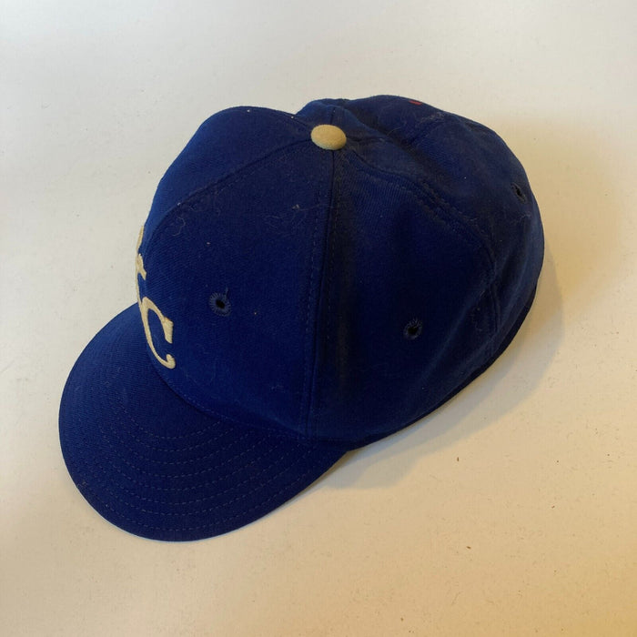 Vintage 1960's Kansas City Royals KM Game Model Baseball Hat Cap New With Tags
