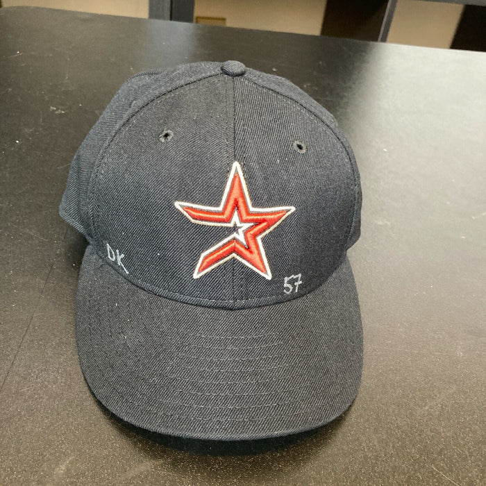Craig Biggio Signed Houston Astros Game Used Baseball Hat Cap With JSA COA