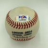 Hank Aaron Signed Vintage 1970's National League Feeney Baseball PSA DNA COA