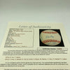 1991 Atlanta Braves NL Champs Team Signed World Series Baseball JSA COA
